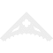 Ekena Millwork Pitch Wellington Architectural Grade PVC Gable Pediment, 72"W x 36"H x 1"P (12/12) GPP072X036X100WEL - alternate 4